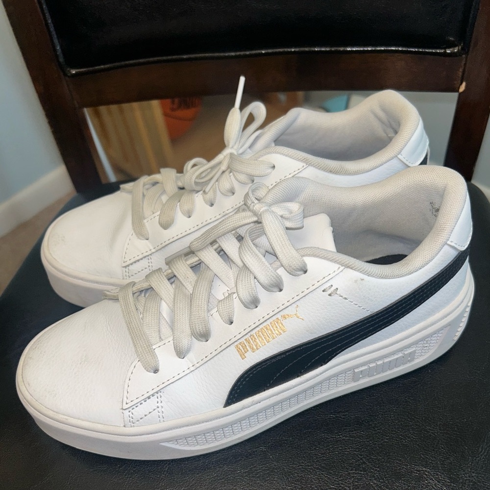 Puma White and Black Women's Shoes